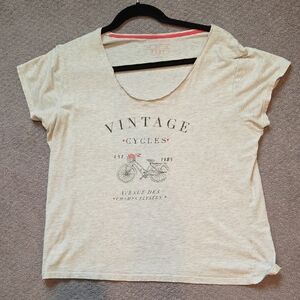 Atmosphere Cream Vintage Cycles Tee